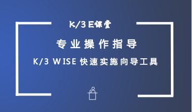 金蝶K/3WISE V140快速实施向导新增功能培训视频教程